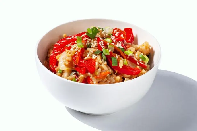 Тяхан с овощами